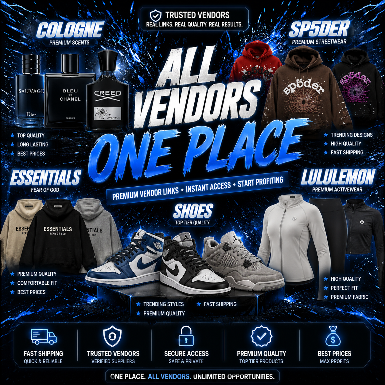 CHASINS FULL VENDOR PACKAGE